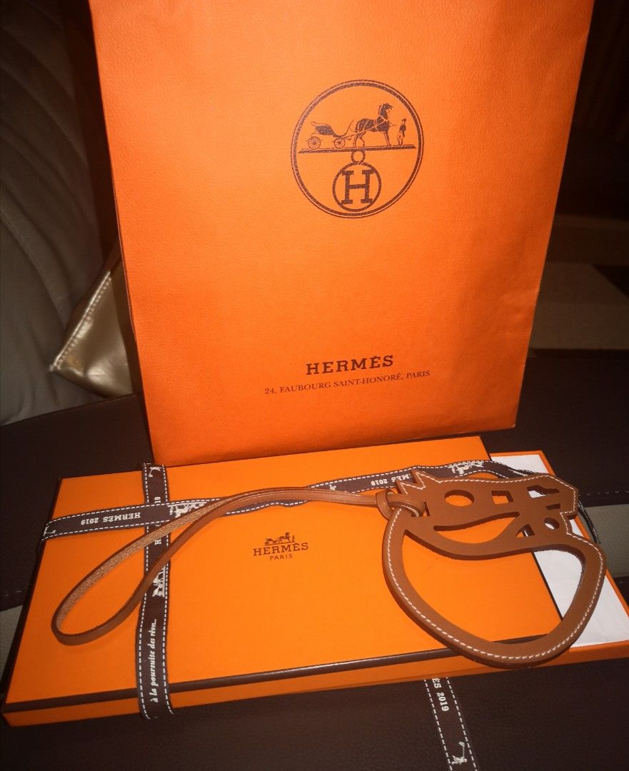 Hermes Horse Head Charm, Luxury, Accessories on Carousell