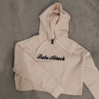 H&M Crop pink baby attack like new