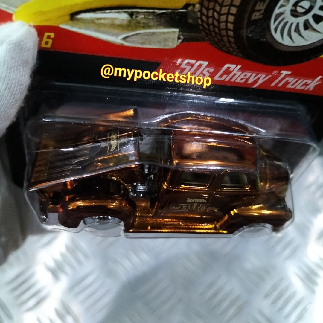 Hot Wheels '50s CHEVY TRUCK - Spectraflame Light Brown / Root Beer ...
