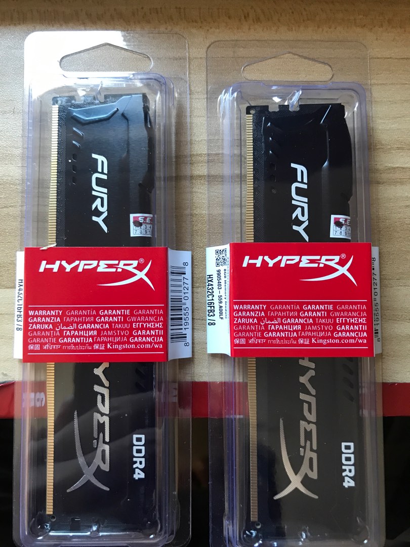 HYPERX FURY RAM 8gb-3200mhz, Computers & Tech, Desktops on Carousell
