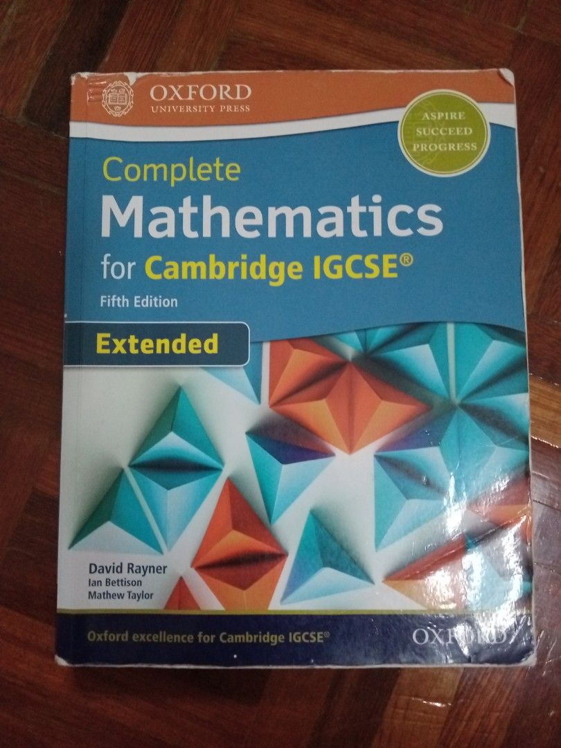 IGCSE Cambridge Mathematics Textbook, Hobbies & Toys, Books & Magazines, Textbooks on Carousell