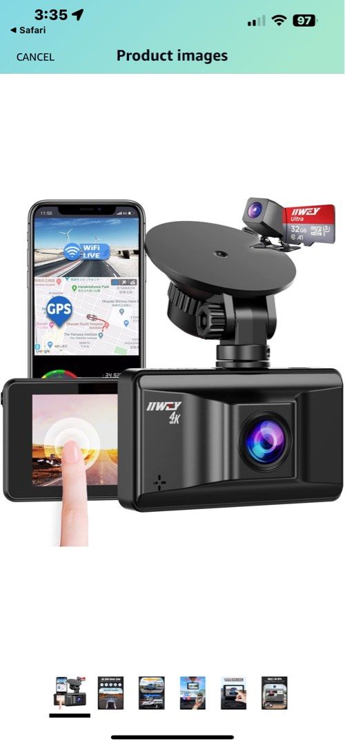 iiwey 4k dash cam