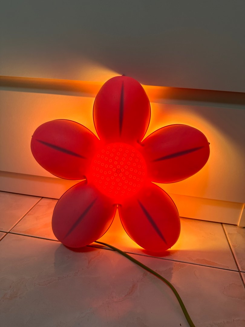 Ikea flower wall lamp, Furniture & Home Living, Lighting & Fans