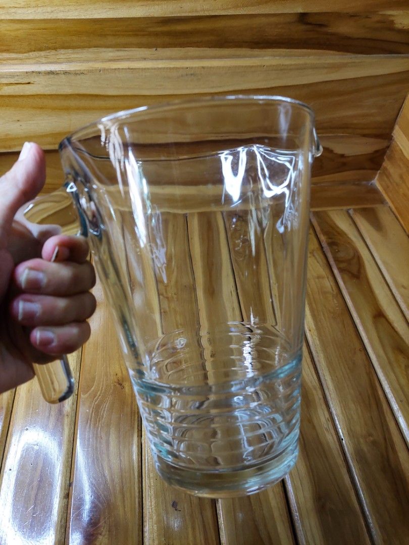 Ikea glass jug pitchers, Furniture & Home Living, Kitchenware