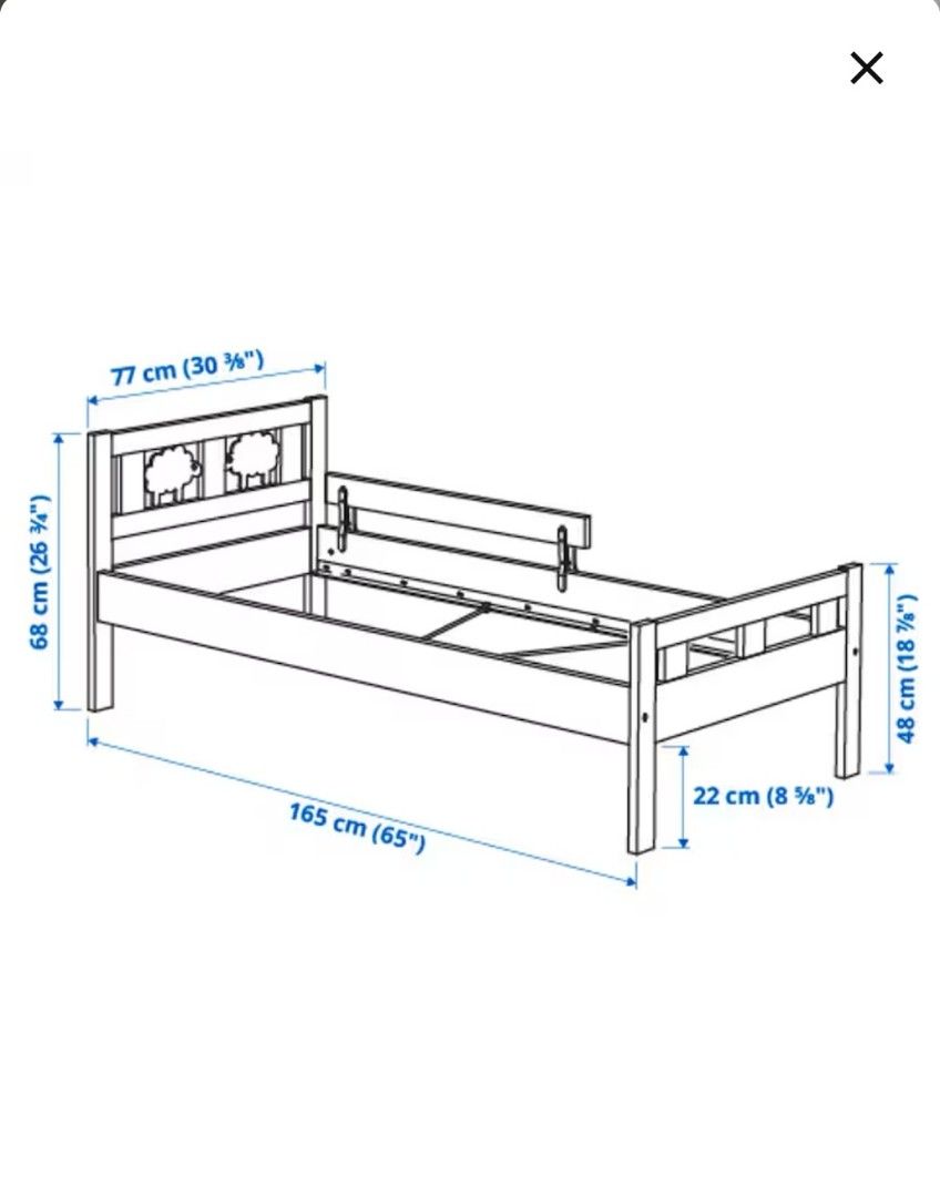 Ikea Kritter children bed frame only., Babies & Kids, Baby Nursery