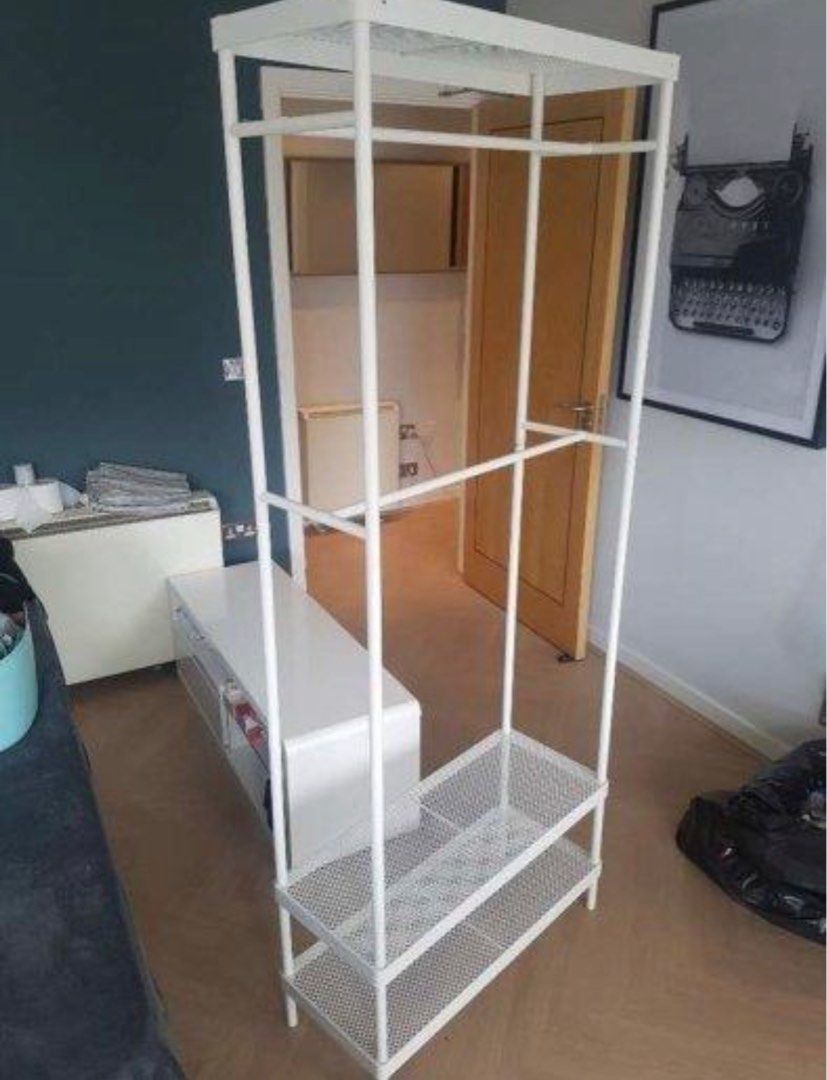 Ikea Mackapar coat rack with shoe storage unit, Furniture & Home Living