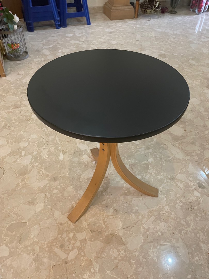 IKEA round table (black), Furniture & Home Living, Furniture, Tables