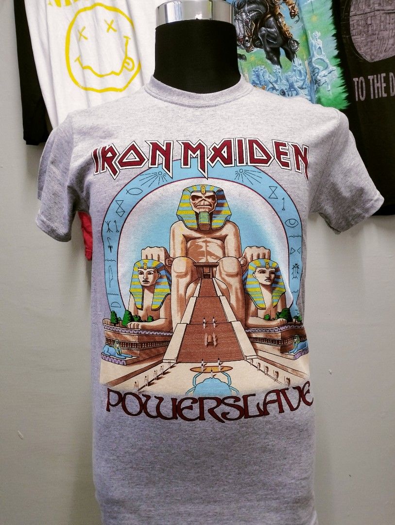 Iron Maiden Powerslave Egypt, Men's Fashion, Tops & Sets, Tshirts ...