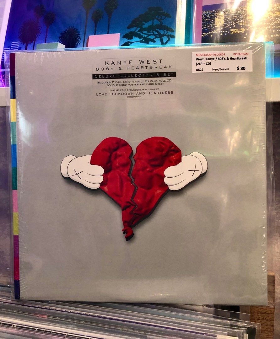 Kanye West 808s & Heartbreak 2xLP Vinyl Record (Deluxe Edition, Mint Condition)