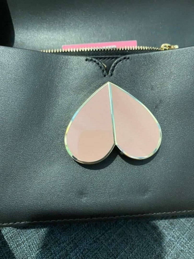 Kate Spade Nicola Twist Lock Small Shoulder Bag in Black, Luxury, Bags