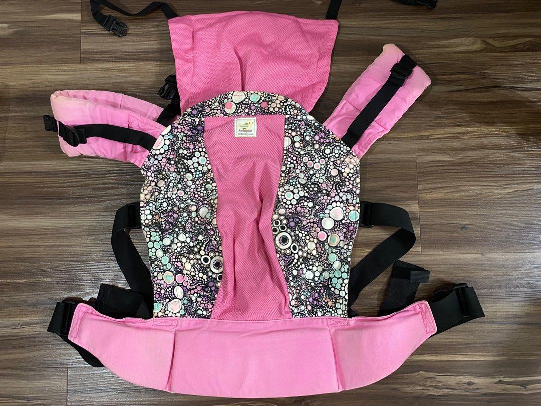 Kindercarry Baby Carrier Standard Size Pink Bubbles design