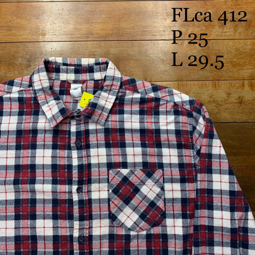 KMart Australia Big Size Flannel Men s Fashion Tops Sets