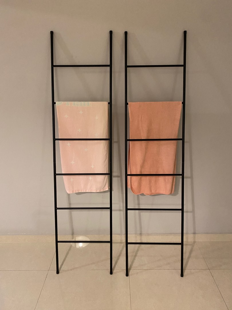 Ladder Towel Racks x 2, Furniture & Home Living, Bathroom & Kitchen
