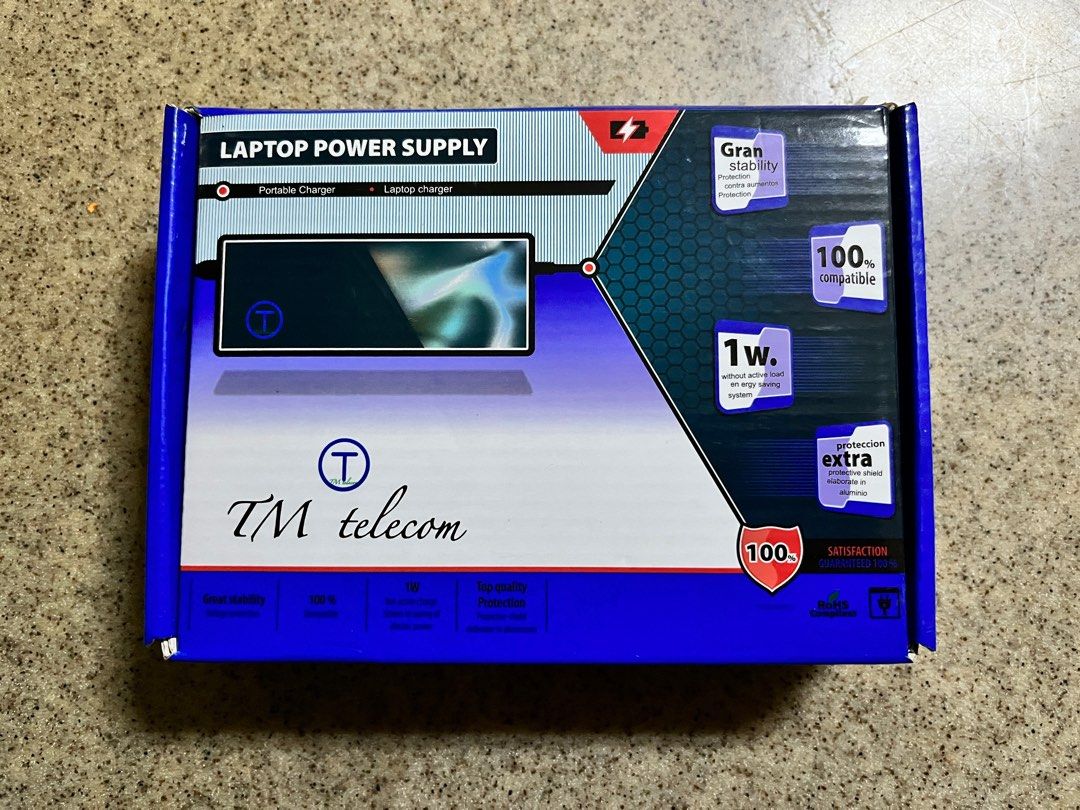 Laptop adaptor charger (Category: Cables & Adaptors) located in Quezon City. Submitted by mdsiazon (Listing ID 1211487896, Image 1). Description: Tried only and tested for my laptop. Pick up at Project 8 qc Payment via gcash or bpi.