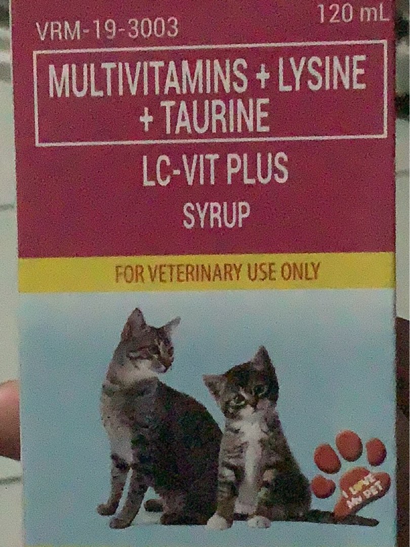 LC VIT FOR CATS, Pet Supplies, Health & Grooming on Carousell