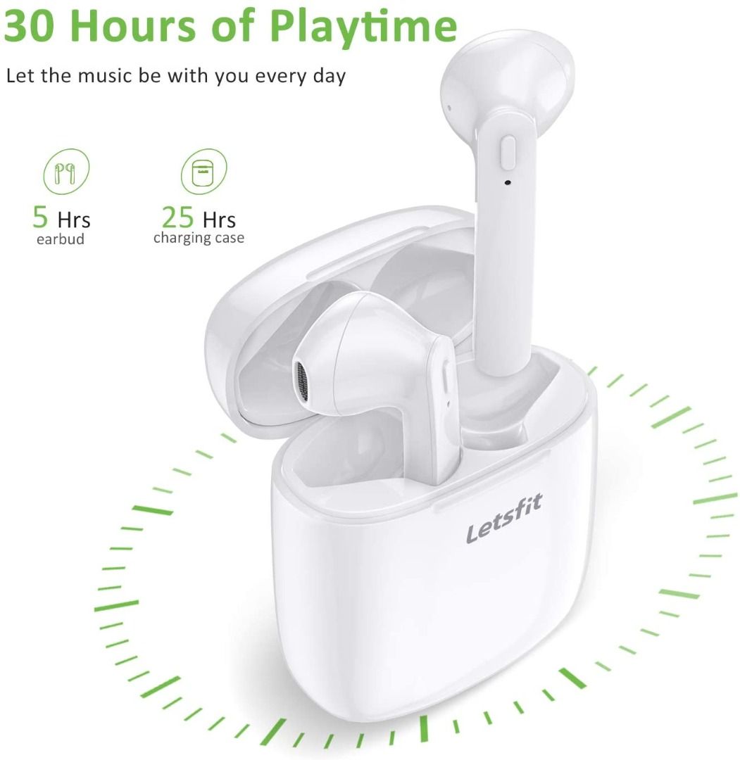 How to connect outlet letsfit earbuds to iphone