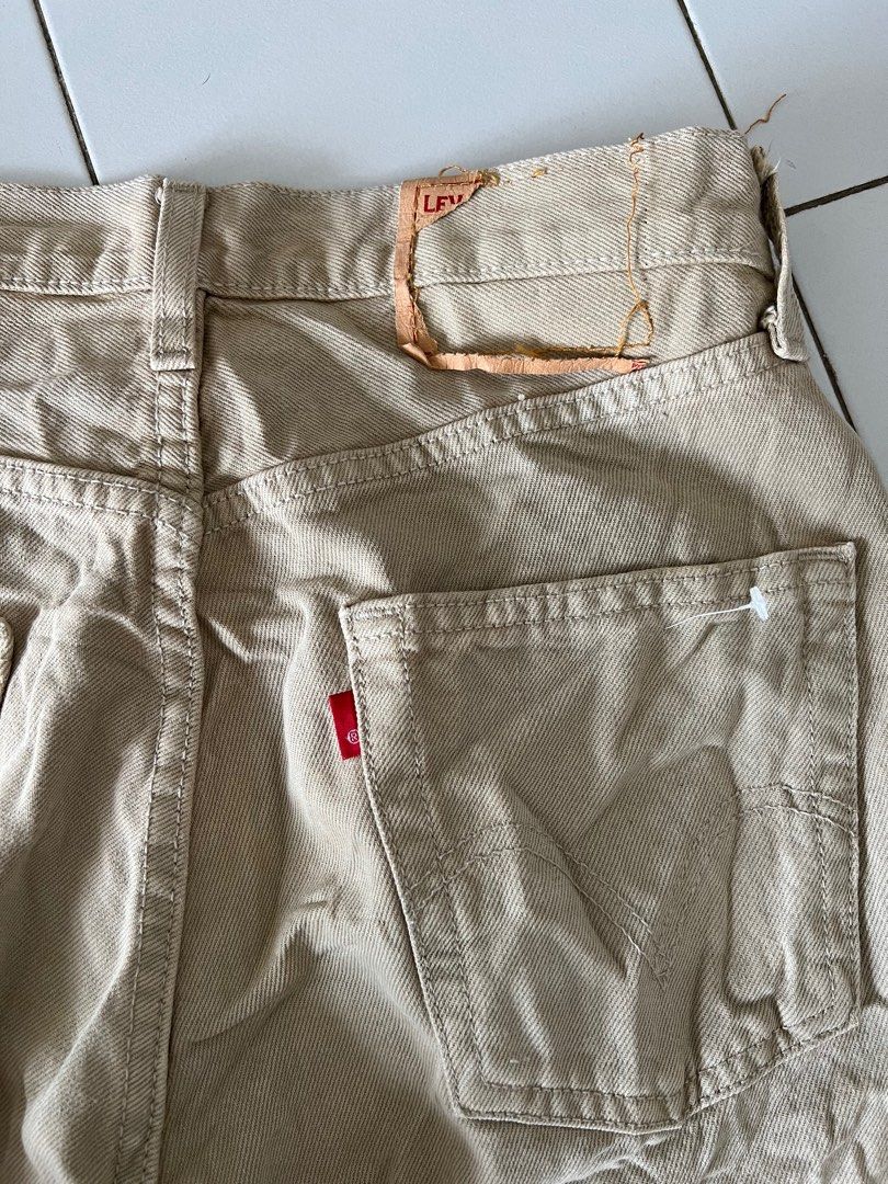 Cream levis 501 online