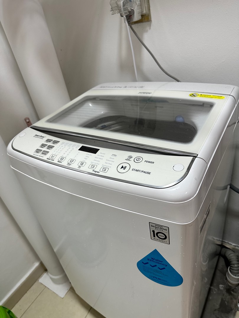 LG Direct Drive 9kg Top Load, TV & Home Appliances, Washing Machines