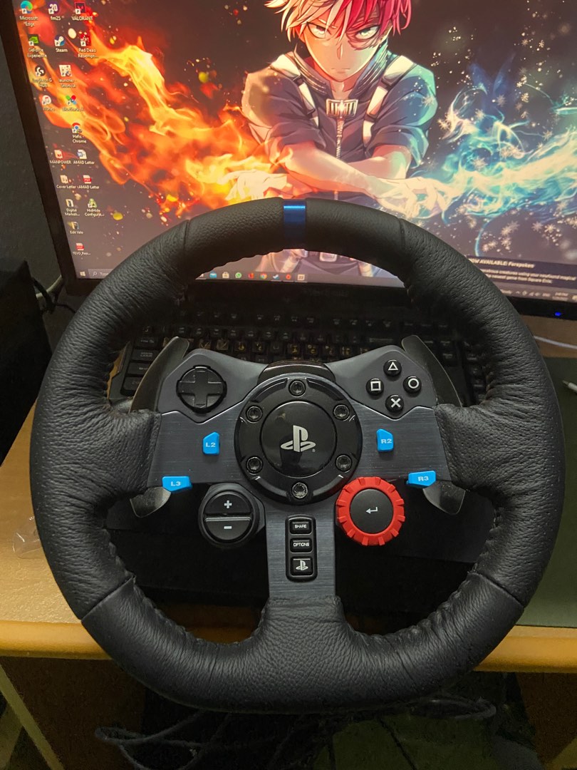 Logitech G29 Steering Wheel and Pedal only, Video Gaming, Gaming