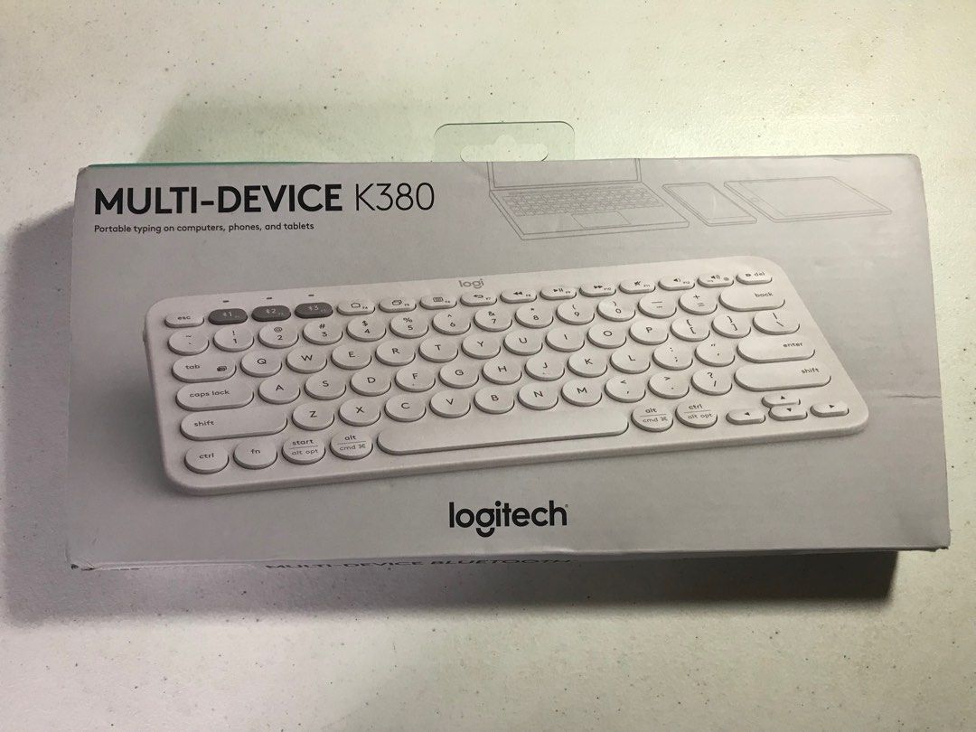 Logitech 380 Logitech K380 Multi-Device Bluetooth Keyboard, Computers & Tech, Parts ...