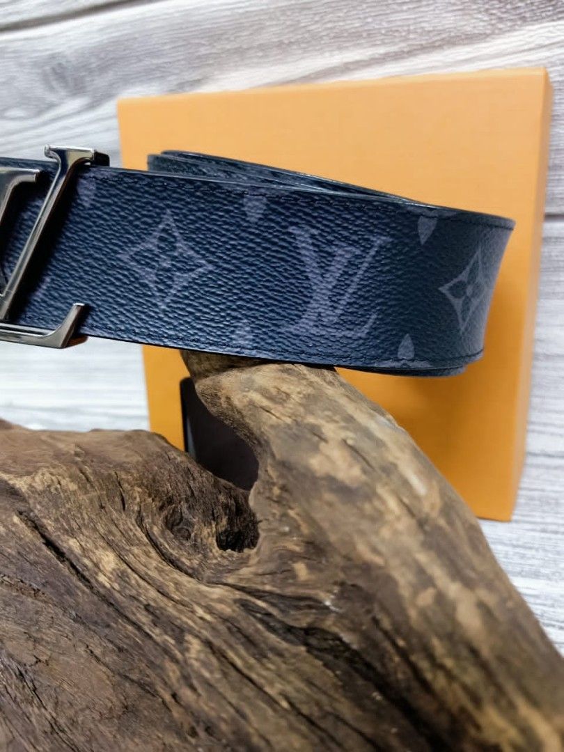 LV X YK LV Initiales 40mm Reversible Belt Monogram Eclipse Canvas - Men -  Accessories