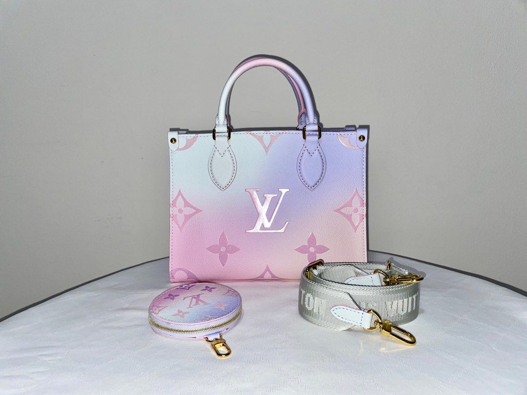 Louis Vuitton LV Onthego PM Sunrise Pastel, Luxury, Bags & Wallets