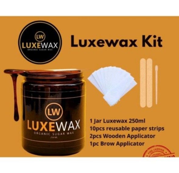 Luxewax Organic Sugar Wax Underarm and Leg Hair Removal, Beauty & Personal  Care, Bath & Body, Hair Removal on Carousell