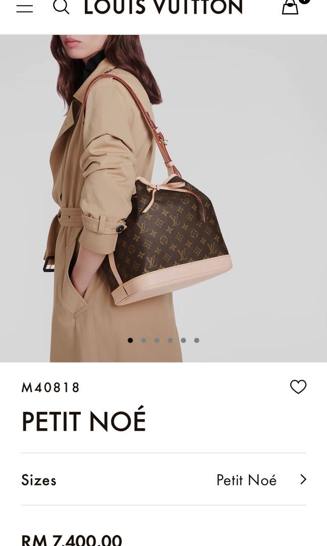 Louis vuitton on sale petit noe nm