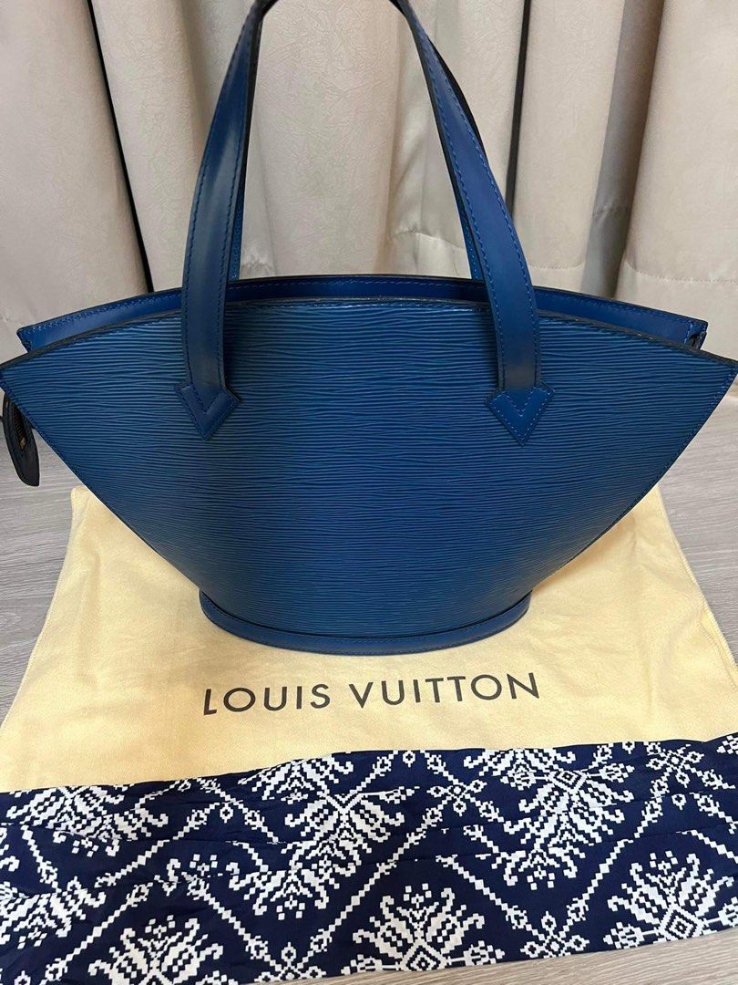LV Saint Jacques pm epi blue, Luxury, Bags & Wallets on Carousell