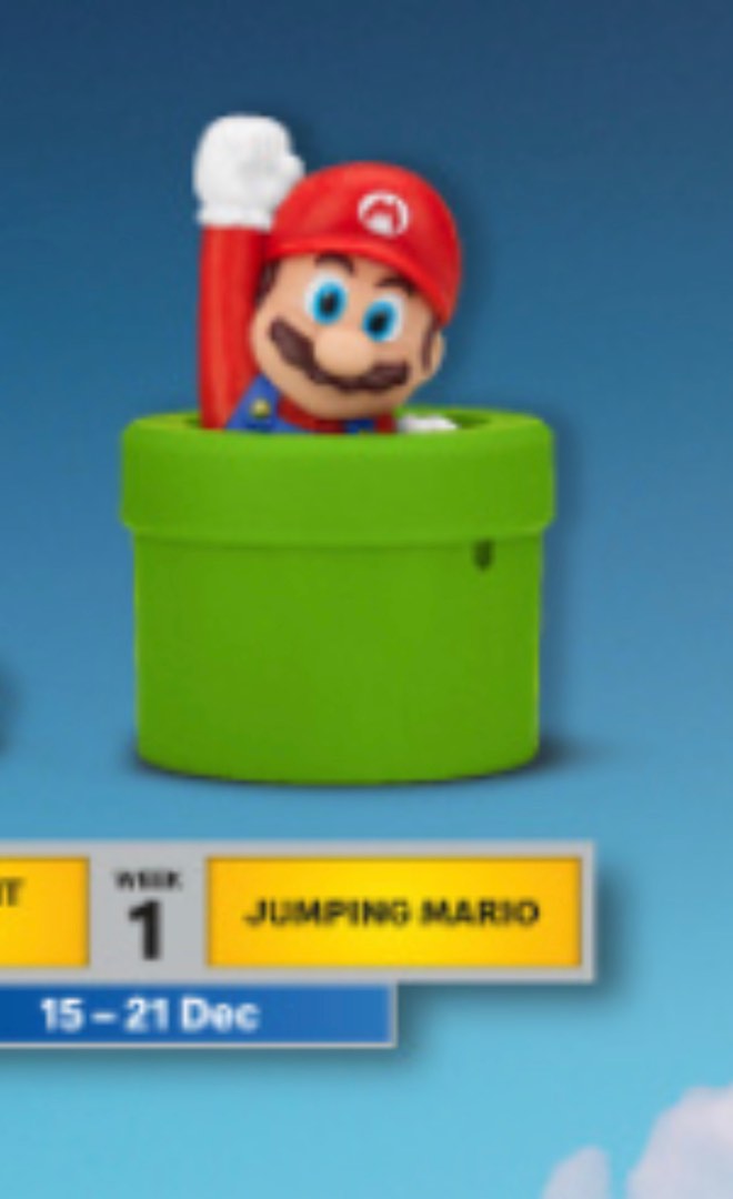 Macdonald 2023 Happy Meal Toy Mario, Hobbies & Toys, Toys & Games on