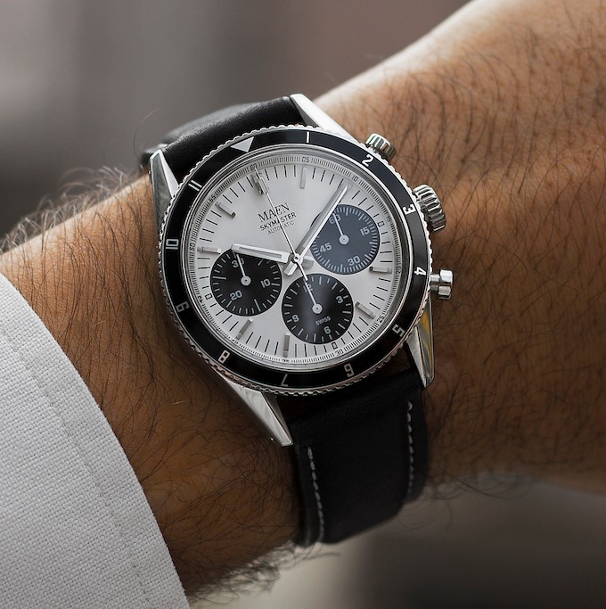 Maen Skymaster 38mm Panda Chronograph Luxury Watches on Carousell