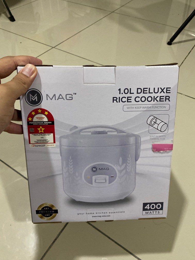 MAG 1.0L Deluxe Rice Cooker, TV & Home Appliances, Kitchen Appliances