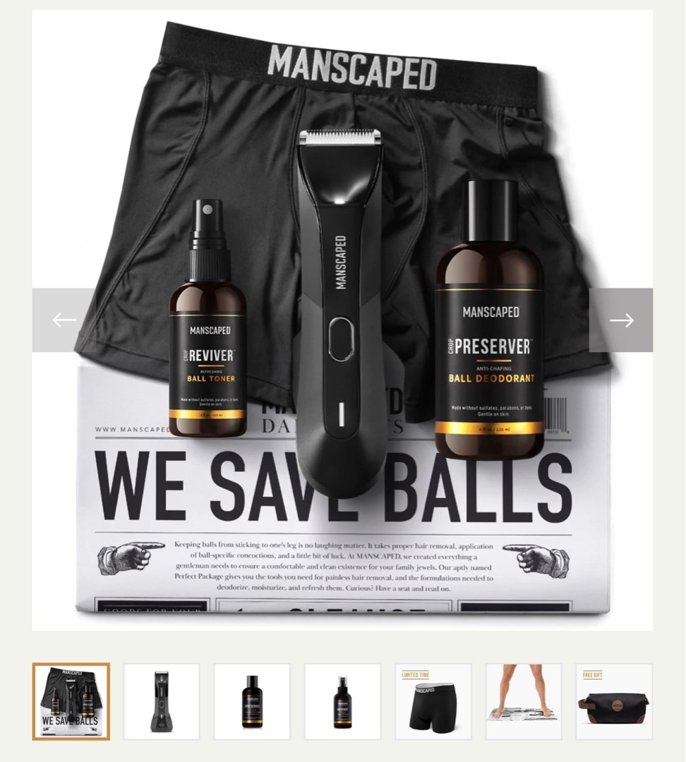 Manscaped The Perfect Package 40 Beauty And Personal Care Mens Grooming On Carousell
