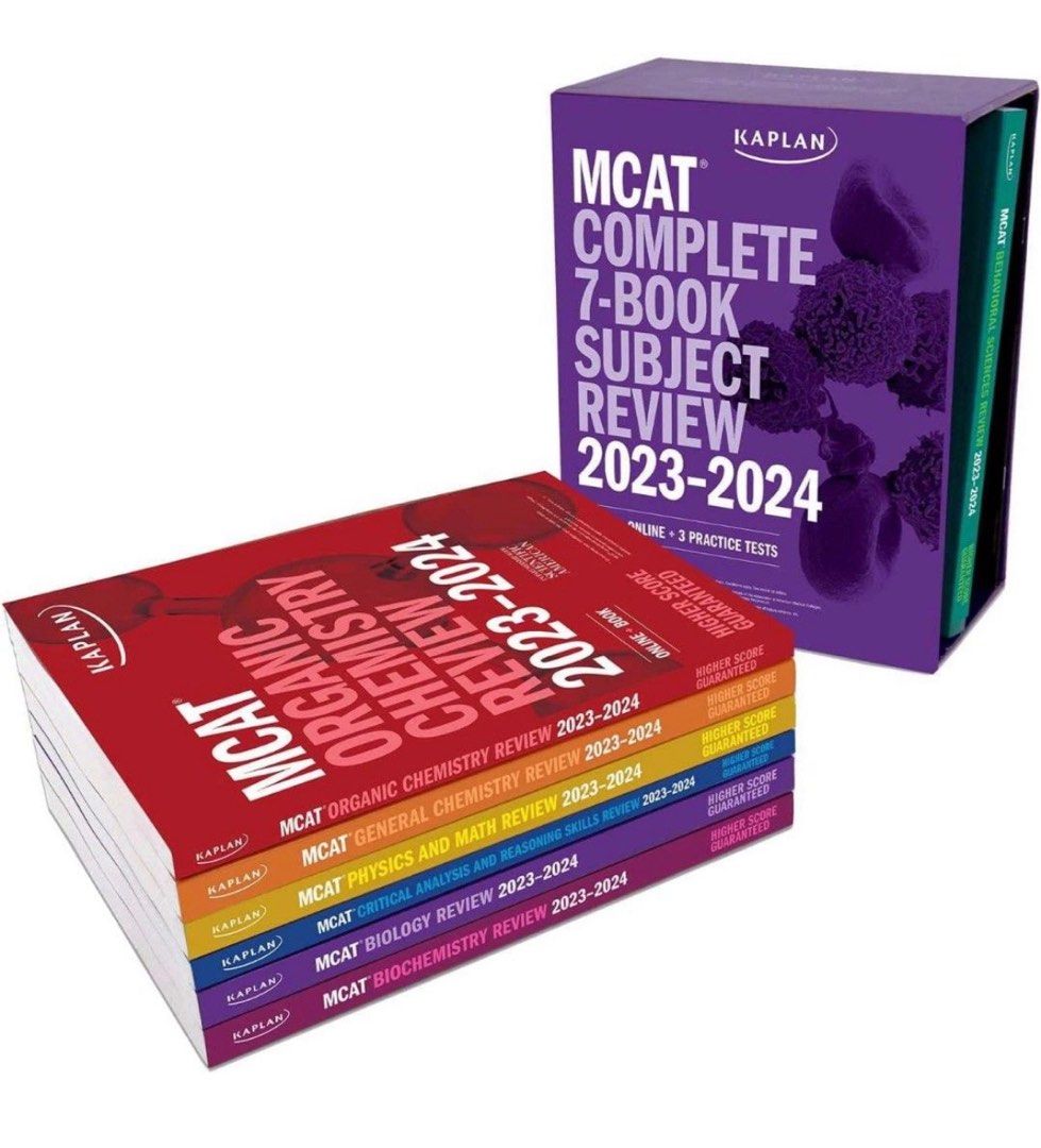 MCAT Complete 7 book subject review 20232024 Books, Hobbies & Toys