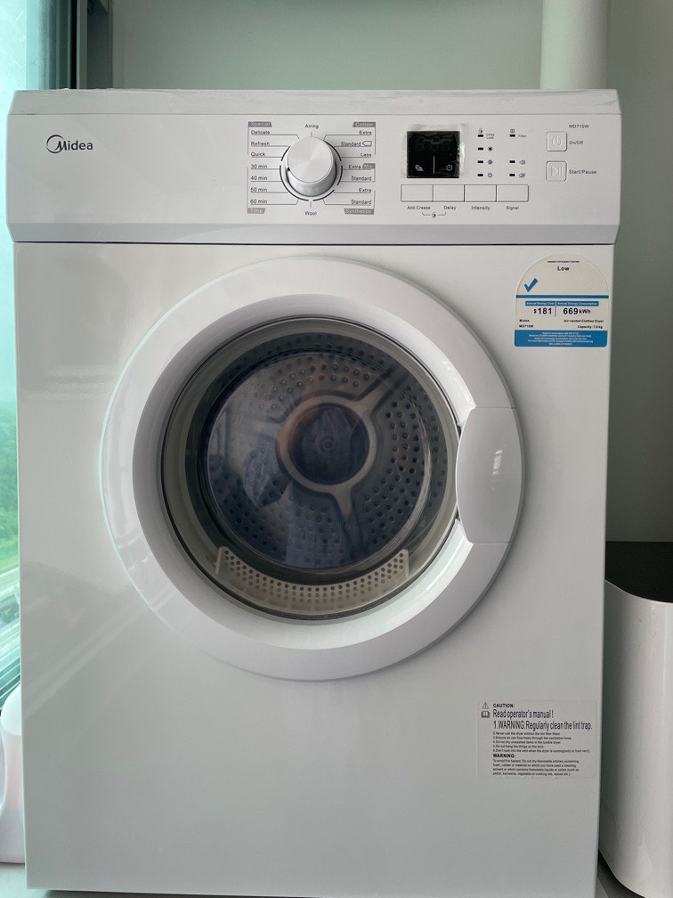 Midea washing washing and dryer combo, TV & Home Appliances, Washing Machines and Dryers on