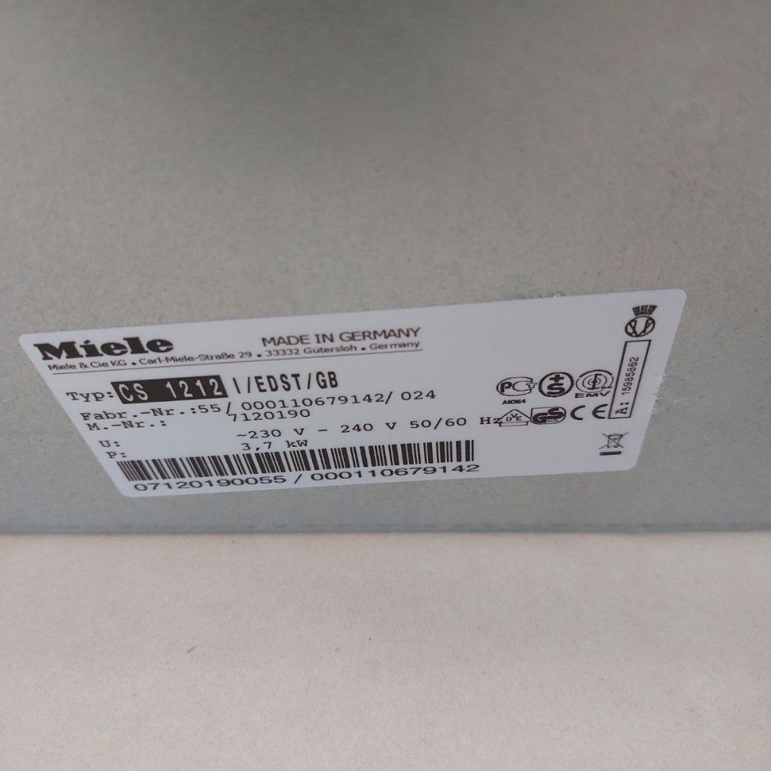 Miele Induction Cooker Hob CS1212, TV & Home Appliances, Kitchen