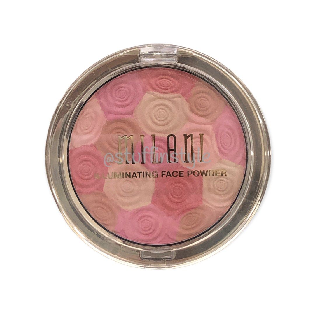 Milani Illuminating Face Powder (Highlighter, Bronzer & Blush), Beauty