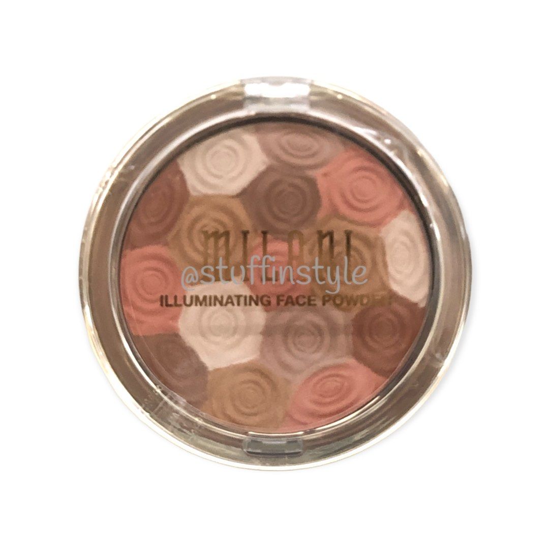 Milani Illuminating Face Powder (Highlighter, Bronzer & Blush), Beauty