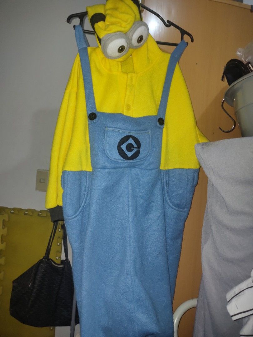 Minions overall, Women's Fashion, Coats, Jackets and Outerwear on Carousell
