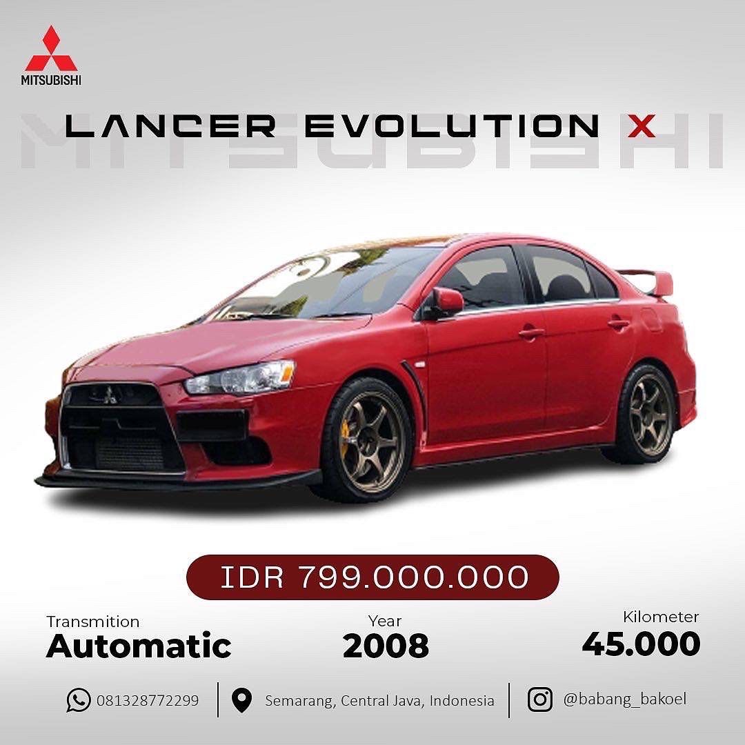 Mitsubishi Lancer Evolution X MR, Cars, Cars for Sale on Carousell