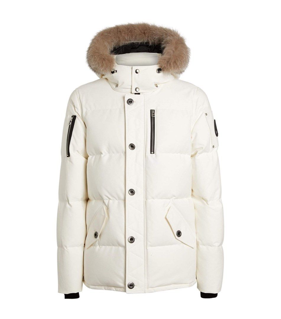 Moose Knuckles White 3Q Down Jacket, Women's Fashion, Coats, Jackets ...