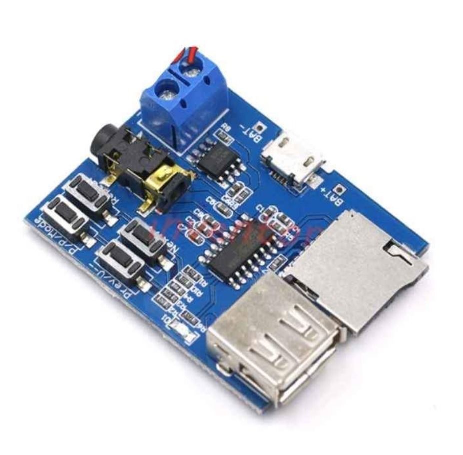 MP3 Lossless Decoding Board With Power Amplifier (Module) and SD Card Reader (Category: Portable Music Players) located in Tagbilaran City. Submitted by jabeliteronix (Listing ID 1211415260, Image 1). Description: MP3 Lossless Decoding Board With Power Amplifier (Module) and SD Card Reader ● Super sound quality, onboard 2W mono power amplifier (5V power supply up to 3W) directly connected to speakers (4Ω 3W speakers are recommended), 3.5mm gold-p