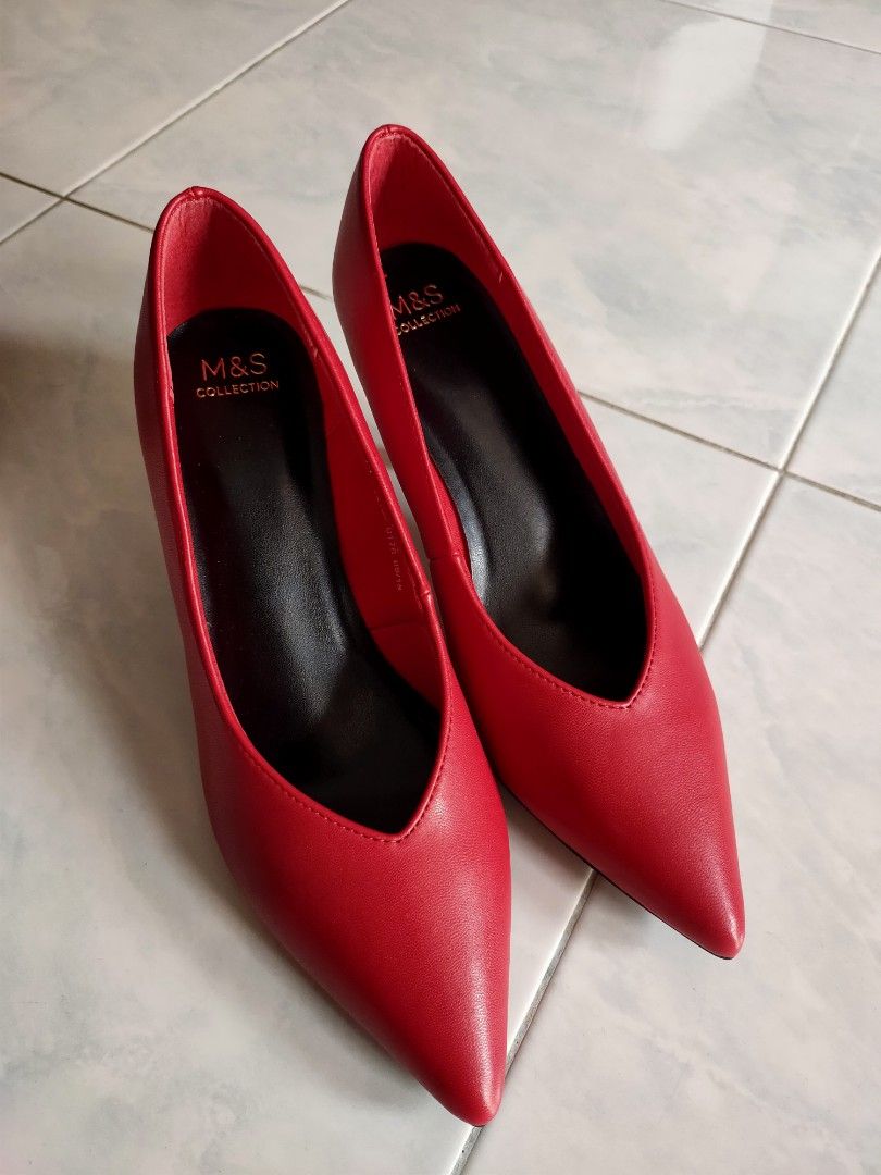M&s red heels store