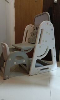 Multifunction table shelf writing board with chair
