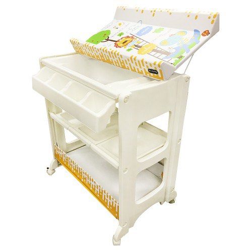 Changing table over sales bathtub