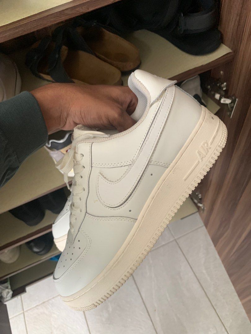 Nike Air Force One SAIL US10 Velcro Pack Men s Fashion Footwear Sneakers on Carousell