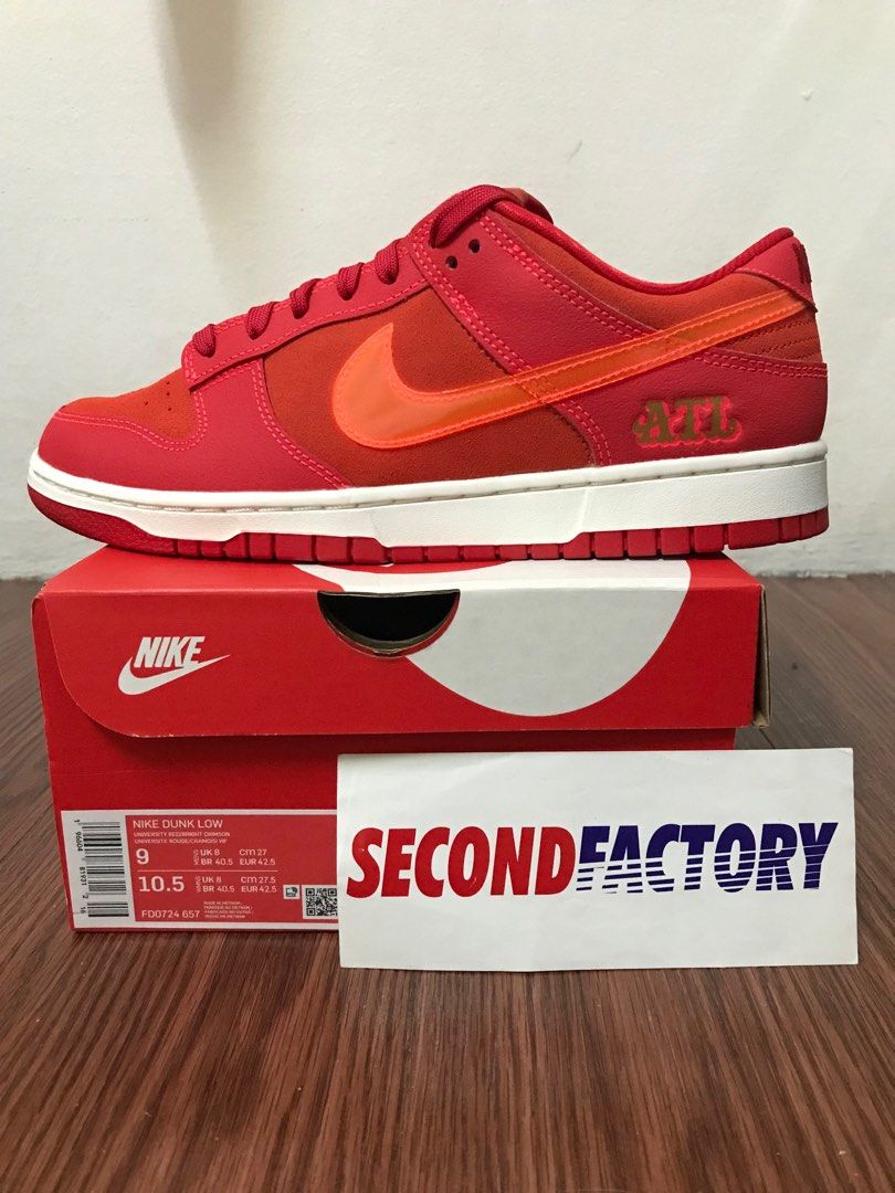 NIKE DUNK LOW 'ATL', Men's Fashion, Footwear, Sneakers on Carousell