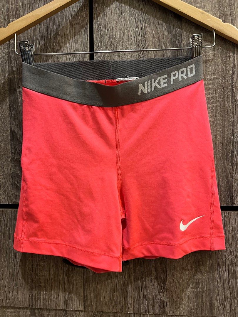 womens pink nike pro shorts