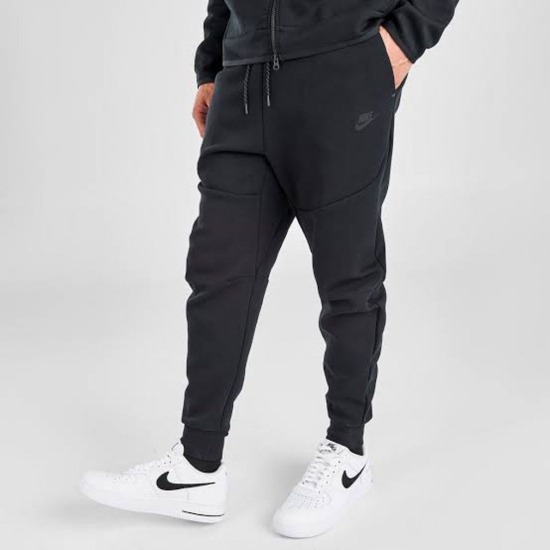 Nike Tech Fleece Sweatpants Sportswear Light Grey Black White