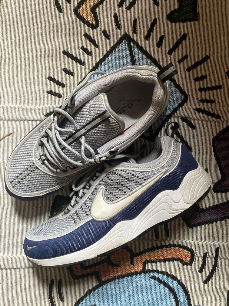 Nike Zoom Spiridon Navy Blue Men s Fashion Footwear Sneakers on